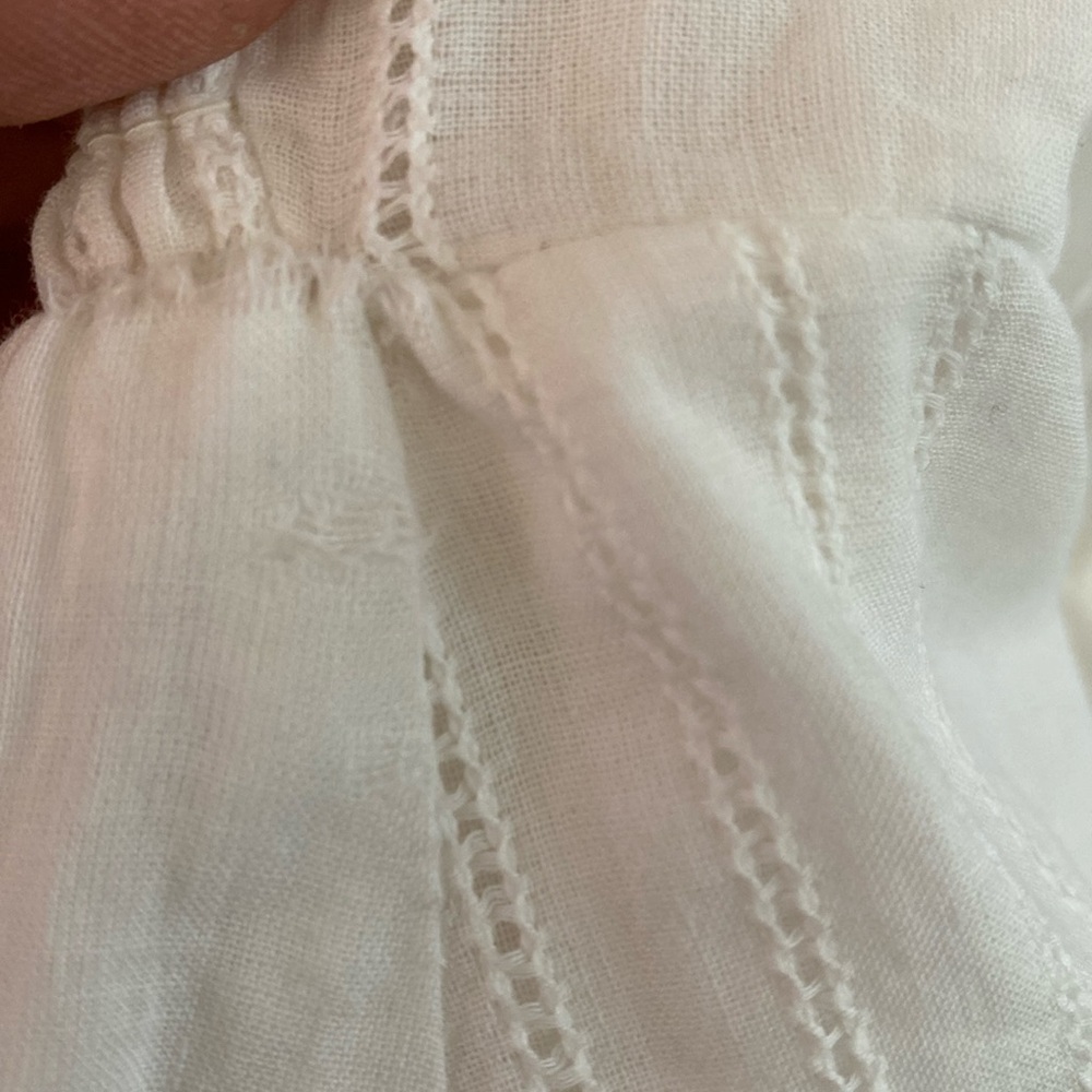 Sundress the brand 100% cotton white long strapless dress. Designed in F… - Picture 7 of 15